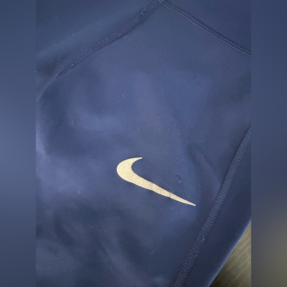 Nike Grey Floral and Blue Leggings - Picture 8 of 12